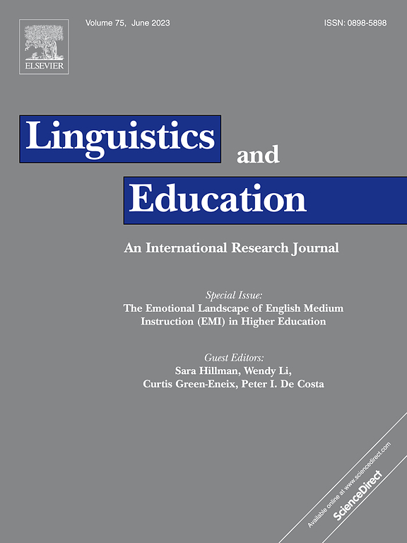 Go to journal home page - Linguistics and Education